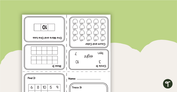 Preview image for My Mini Number Book – 10 - teaching resource