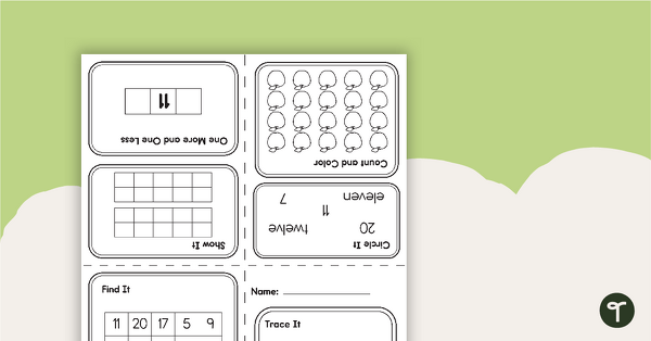 Preview image for My Mini Number Book – 11 - teaching resource