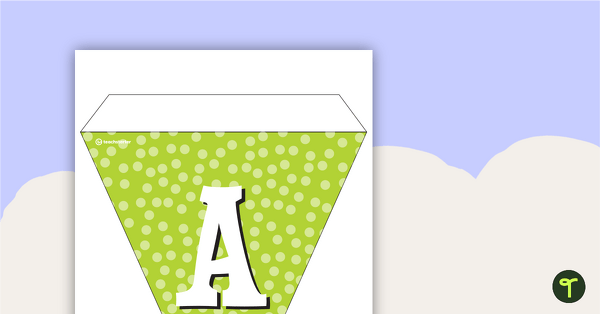 Image of Spots - Letters and Numbers Bunting 1 to 10