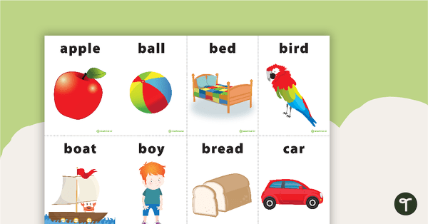 Preview image for Nouns, Verbs and Adjectives Flashcards - teaching resource