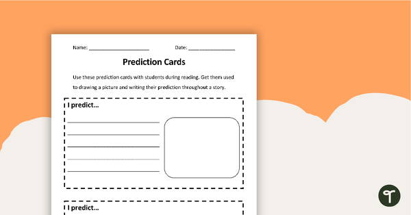 Go to Making Predictions - Recording Cards teaching resource