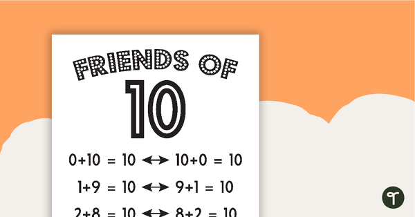 Preview image for Friends of... 1 to 10 - BW - teaching resource