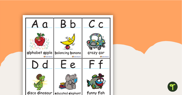 Go to Alphabet Flashcards teaching resource