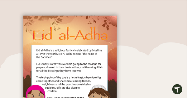 Eid al-Adha Poster - Information teaching resource