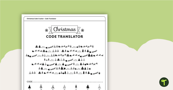 Christmas Code Cracker Whole Class Game teaching resource