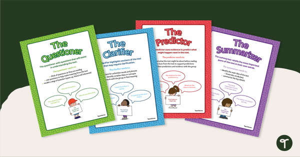 Preview image for Reciprocal Teaching - Role Posters - teaching resource