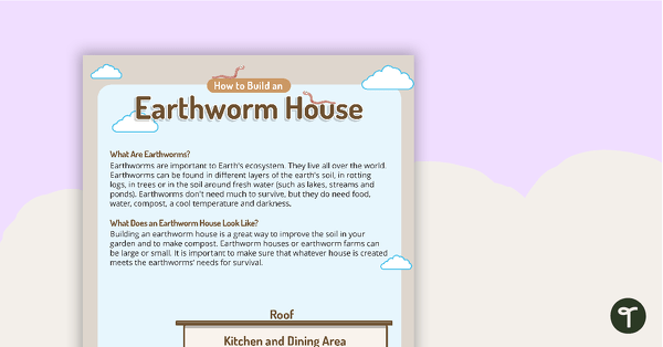 Preview image for How to Build an Earthworm House Project - teaching resource