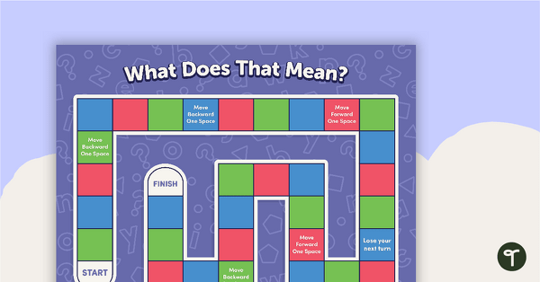 What Does That Mean? Game teaching resource
