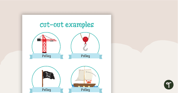 Simple Machines Cut-Out Examples teaching resource