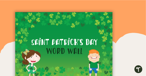 St Patrick's Day Word Wall Vocabulary undefined