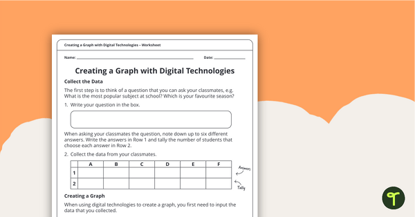 Preview image for Creating a Graph Using Digital Technologies - teaching resource