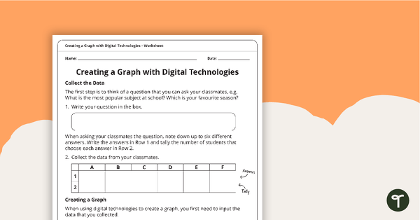 Go to Creating a Graph Using Digital Technologies teaching resource