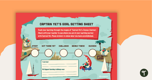 Captain Yet Goal Sticker Chart (Captain Yet Version) – Template teaching resource