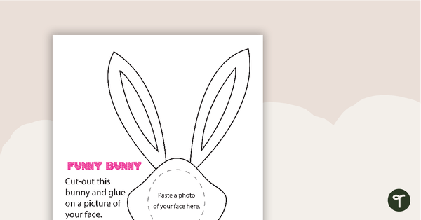 Easter Bunny Craft Activity teaching resource