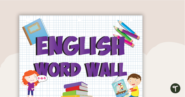 English Word Wall Poster teaching resource