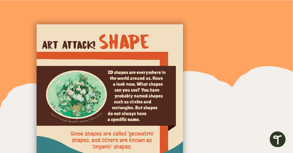 Go to Art Attack! Shape – Worksheet teaching resource