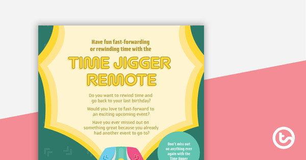 Go to Time Jigger Remote – Worksheet teaching resource
