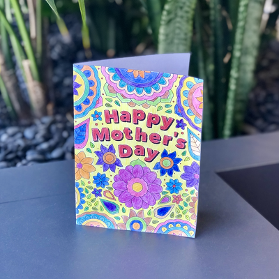 Mother's Day Card – Mindful Colouring teaching resource