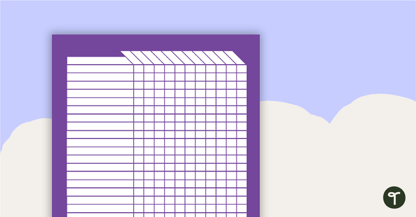 Plain Purple - Class List teaching resource