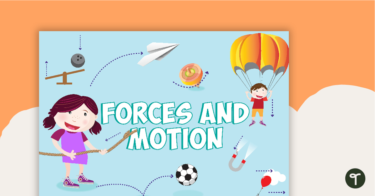 Forces and Motion Word Wall Vocabulary teaching resource