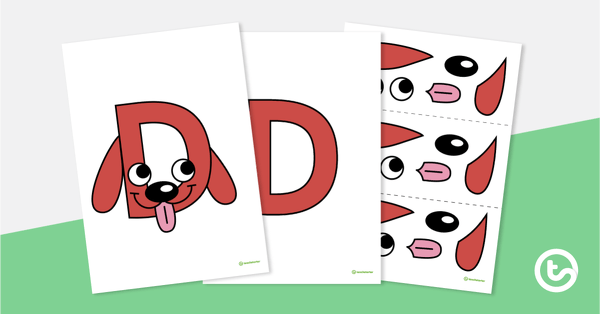 Preview image for Letter Craft Activity - 'D' is For Dog - teaching resource