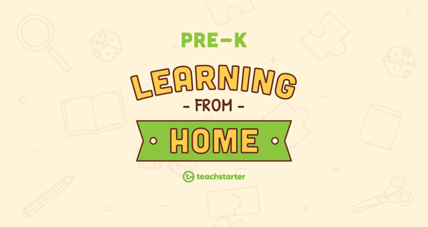Image of Pre-K School Closure - Learning From Home Pack