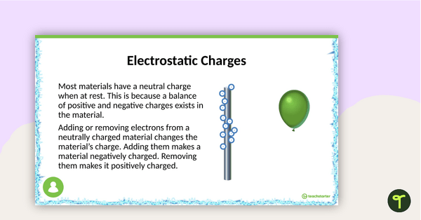 Electric Avenue - Understanding the Non-contact Force of Electrostatics PowerPoint teaching resource