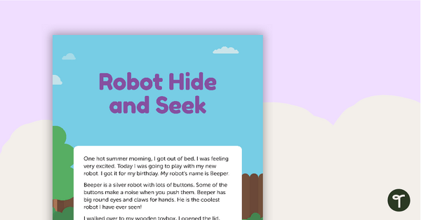 Preview image for Robot Hide and Seek – Worksheet - teaching resource