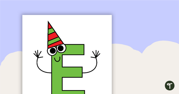 Go to Letter Craft Activity - 'E' is For Elf teaching resource