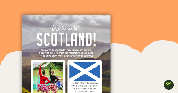 Go to Welcome to Scotland! – Worksheet teaching resource