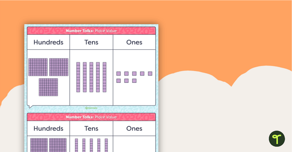 Go to Number Talks - Place Value Task Cards teaching resource