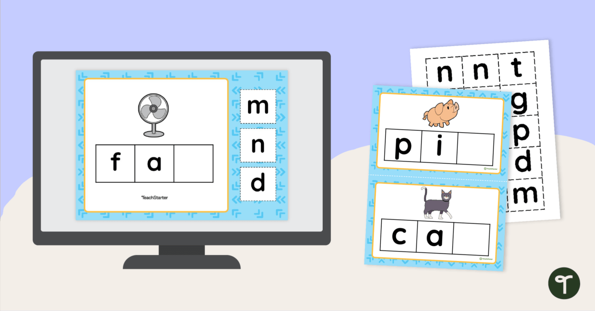 How Does It End? - Final Sounds Printable or Interactive Activity teaching resource