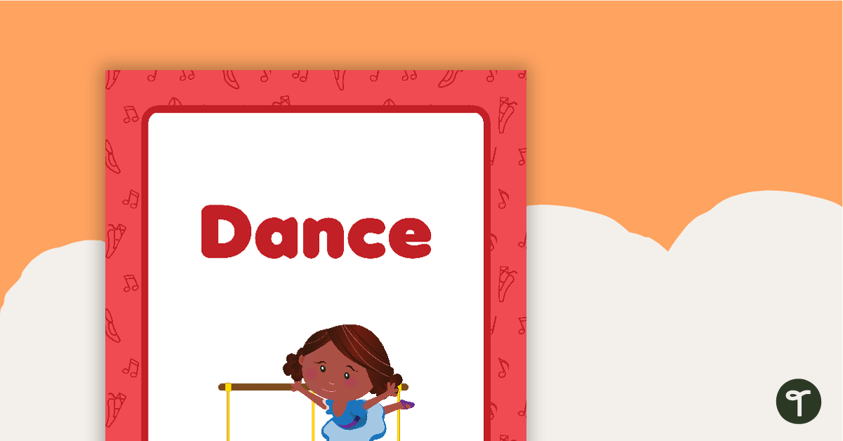 Dance Book Cover - Version 1 teaching resource
