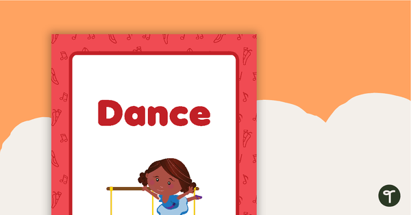 Preview image for Dance Book Cover - Version 1 - teaching resource