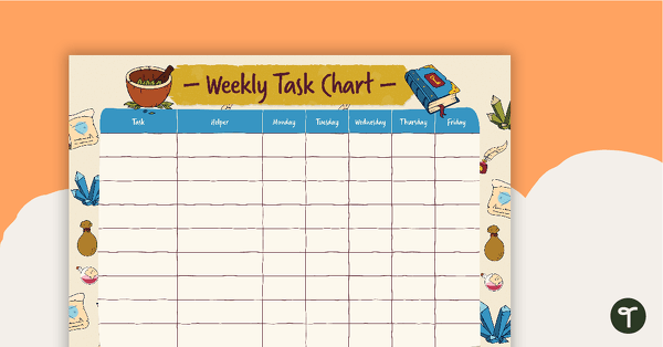 Go to Sorcerer Supplies – Weekly Task Chart teaching resource