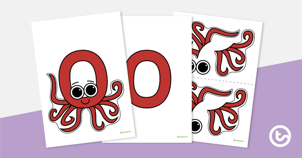 Letter Craft Activity - 'O' is For Octopus teaching resource