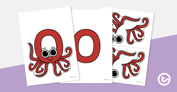 Image of Letter Craft Activity - 'O' is For Octopus