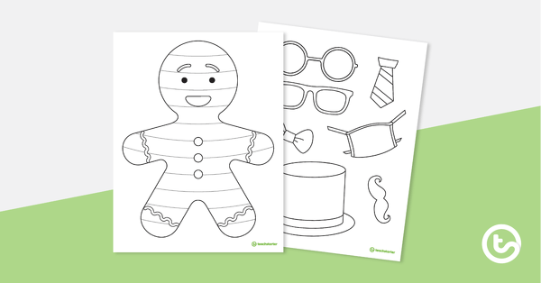 Go to Funky Gingerbread Craft Template teaching resource