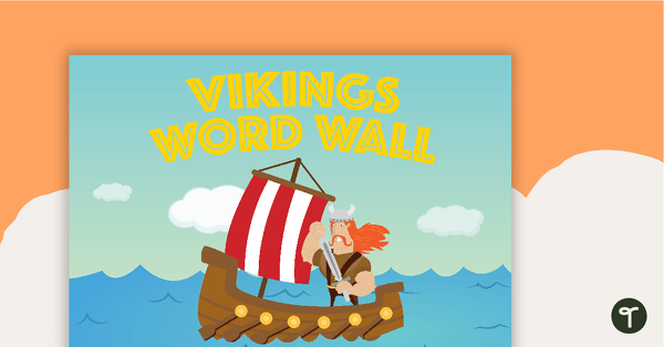 Go to Vikings Word Wall teaching resource
