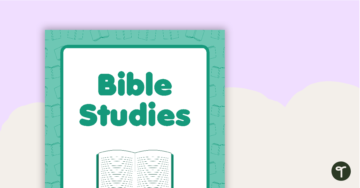 Bible Studies Book Cover teaching resource