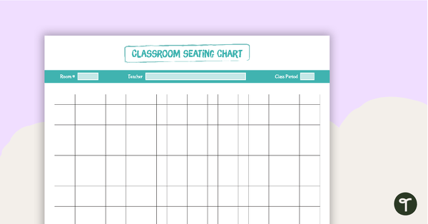 Tropical Paradise Printable Teacher Planner - Classroom Seating Chart teaching resource