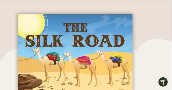 Silk Road Word Wall teaching resource