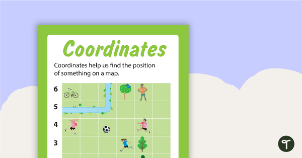 Coordinates Posters teaching resource