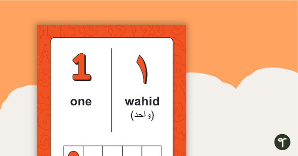 Go to Arabic Numbers 1 to 20 - Posters teaching resource