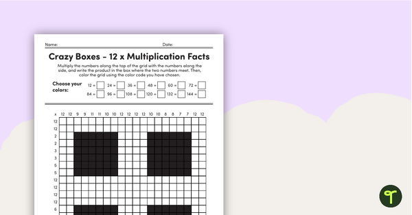 Go to Crazy Boxes – Multiplication Facts of 12 teaching resource