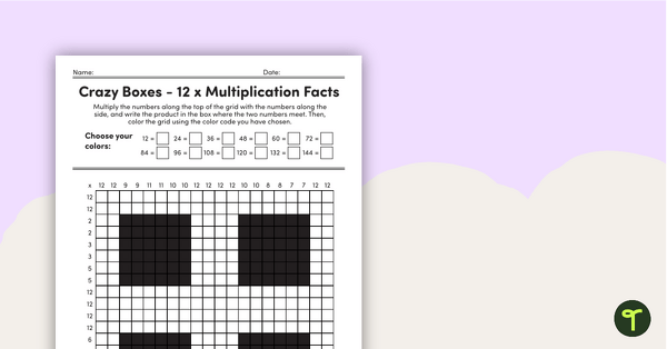 去疯狂的盒子——乘法事实12教学资源