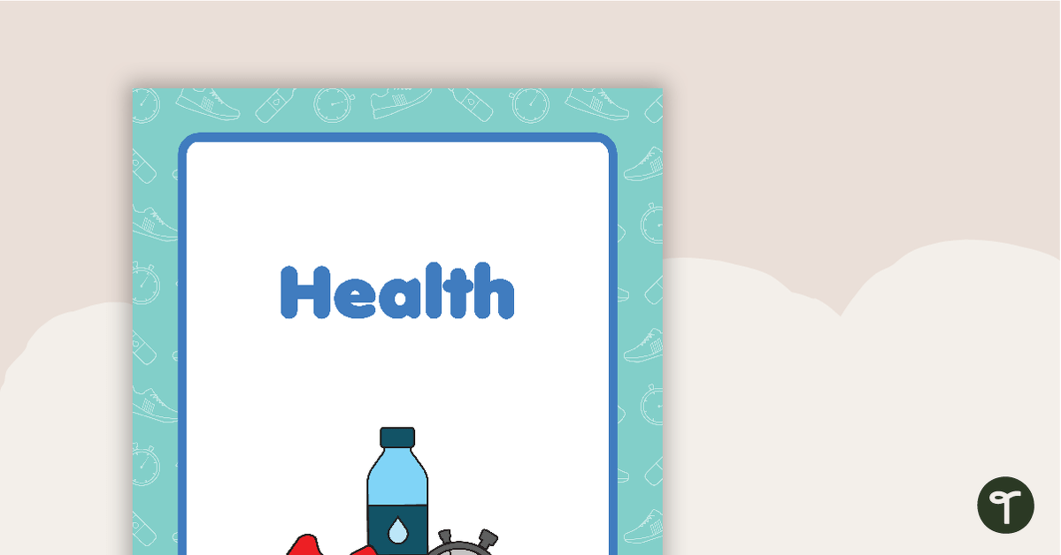 Health Book Cover teaching resource
