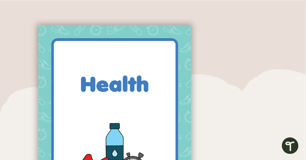 Go to Health Book Cover teaching resource