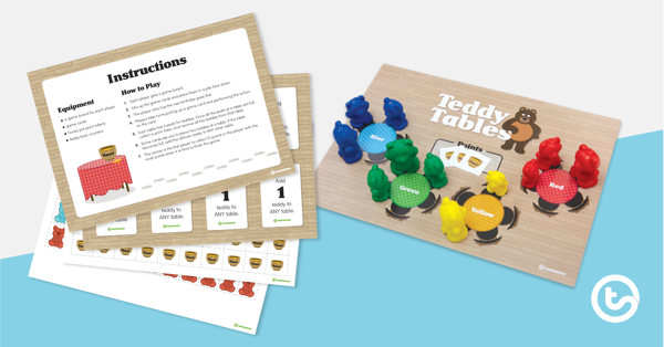 Go to Teddy Tables – Addition and Sharing Game teaching resource