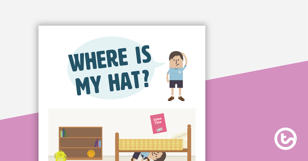 Preview image for Where Is My Hat? – Worksheet - teaching resource
